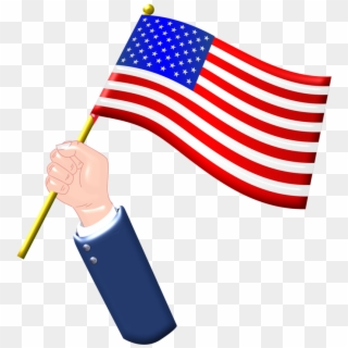 Una Sola Bandera, Un Solo País Donde Caben Todas Las - American Flag On A Stick Transparent, HD Png Download
