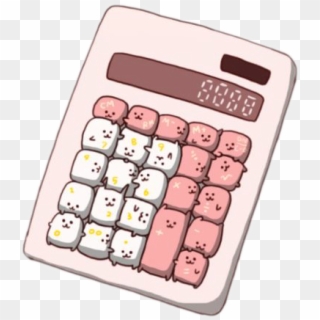 #calculadora #cutte #kawaii #neko - Calculadora Dibujo, HD Png Download