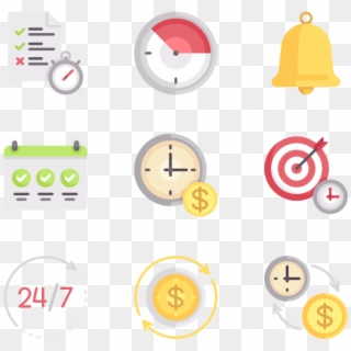 Time Management - Plan Latest Vector Icon, HD Png Download