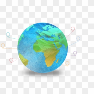 Annualglobe-points - Earth, HD Png Download
