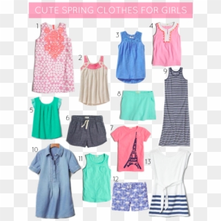 Cute Clothes For Girls - Pattern, HD Png Download