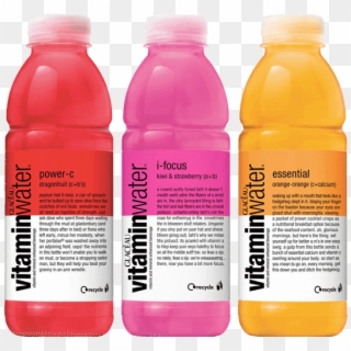 Drinks - Vitamin Water Label, HD Png Download