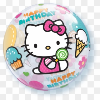 Hello Kitty Birthday Single Bubble - Balloon Hello Kitty, HD Png Download