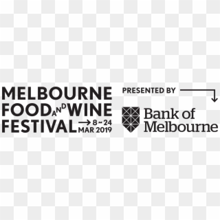 Melbourne Food And Wine Festival 2019 Logo, HD Png Download