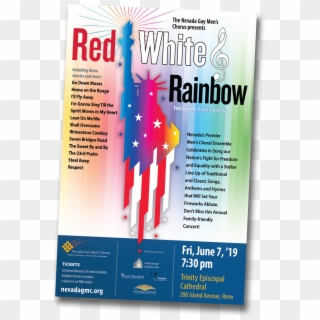 Red, White & Rainbow - Flyer, HD Png Download