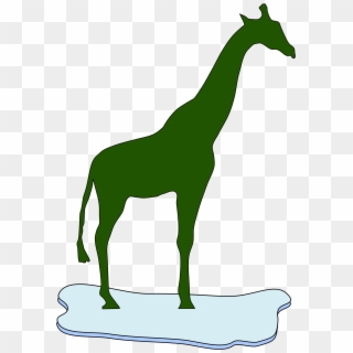 This Free Icons Png Design Of Giraffe On Ice - Brown Giraffe Clipart, Transparent Png