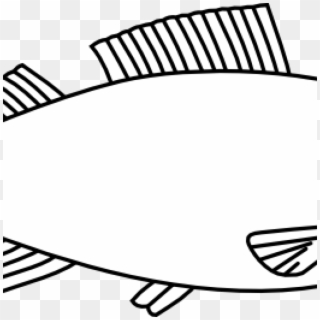 Milk Fish Black And White Clipart, HD Png Download