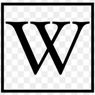 Wikipedia Article Icon Black, HD Png Download