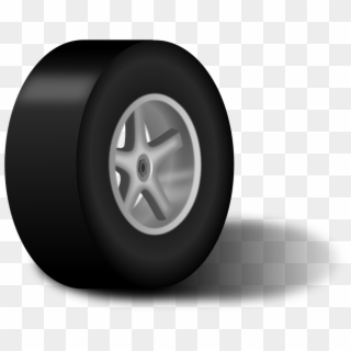 Tire Wheel Car - Black Objects Clipart, HD Png Download