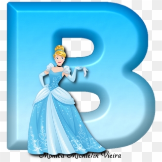 Alfabeto Cinderela Princesa Disney Png, Transparent Png