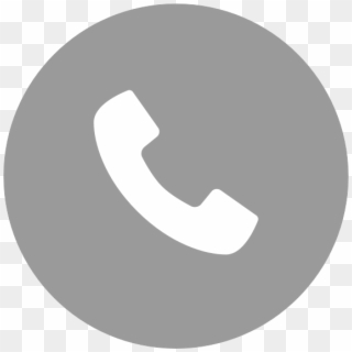 Get In Touch - Phone Icon Circle Grey, HD Png Download