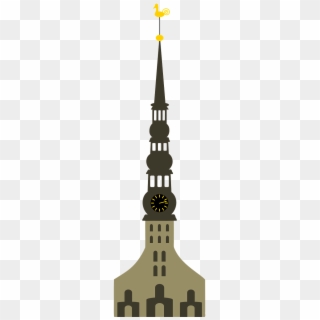 Church Vector Spire Symbol - Riga Png, Transparent Png