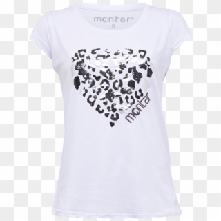 Ava T Shirt With Sequin Heart - Active Shirt, HD Png Download