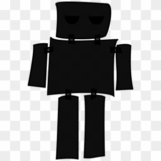 Robot Android Droid Simple Silhouette Black - Blue Robot Cartoon Png, Transparent Png
