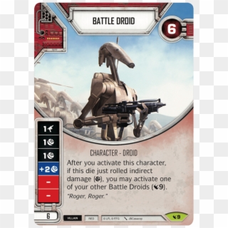 009-2 - Battle Droid Star Wars Destiny, HD Png Download