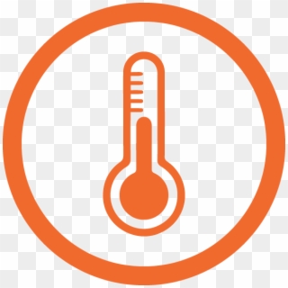 Heat, Sensor, Temperature, Text, Orange Png Image With - Icon, Transparent Png