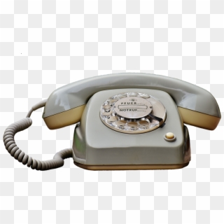 Old Phone, 60s, 70s, Grey, Dial, Post, Phone - Old Phone, HD Png Download
