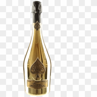 Ace Of Spade Bottle Png - Gold Ace Of Spades Png, Transparent Png