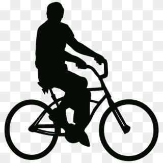 Travel, Silhouette, Drawing, Outline, Bicycle - People Silhouette Bike Png, Transparent Png