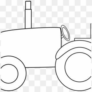 Tractor Clipart Black And White Border Clip Art Image - Circle, HD Png Download