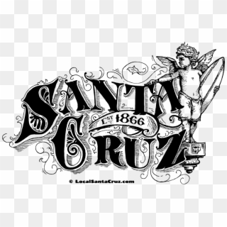 Santa Cruz - Santa Cruz Line Art, HD Png Download