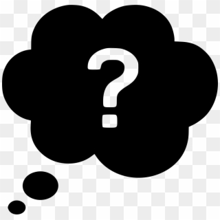 Question Bubble Svg Png Icon Free Download - Thought Bubble Question Mark Png, Transparent Png