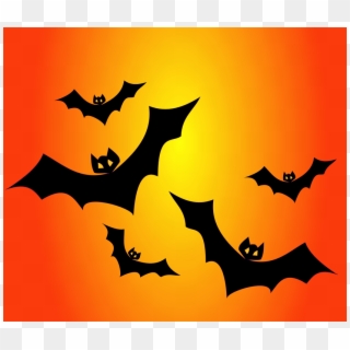 Halloween Bats - Bats Halloween Decoration, HD Png Download