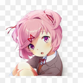 Blush But Now Transparent And In Very High Quality - Doki Doki Literature Club Natsuki Png, Png Download