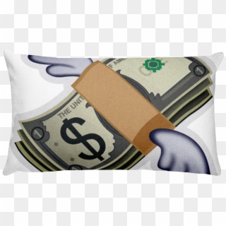 Emoji Bed Pillow Money With Wings Just Emoji Png Emoji, Transparent Png