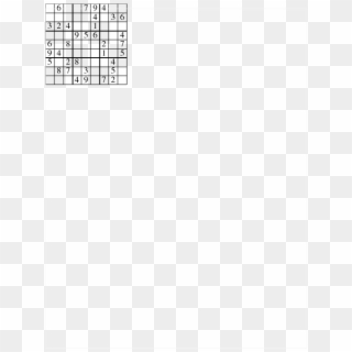 A Png Image Of A Sheet Of 12 Sudoku Grids, Only One - Monochrome, Transparent Png