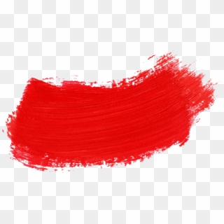 Free Download - Red Paint Brush Stroke Png, Transparent Png