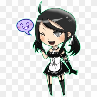 Anime Clipart - Maid Outfit Chibi, HD Png Download