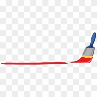 Paint Line Png - Red Line Brush Png, Transparent Png