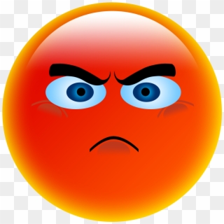 Clipart Transparent Stock Anger Smiley Emoticon Face - Angry Smiley, HD Png Download