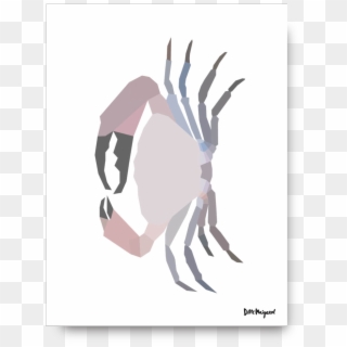 Cousin Crab Poster - Sket Tato Geometric Cancer, HD Png Download