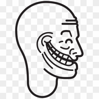 Clipart - - Troll Face Icon .png, Transparent Png