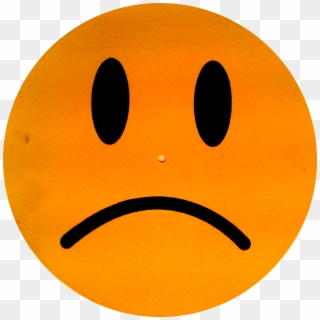 Image Transparent Stock Orange - Orange Sad Face, HD Png Download