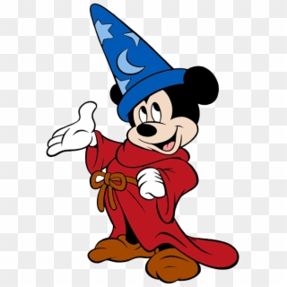 Sorcerer Mickey Png Clipart - Fantasia Mickey, Transparent Png