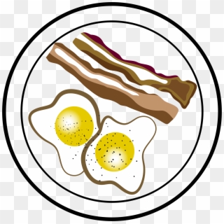 Breakfast - Clipart - Bacon And Eggs Clipart, HD Png Download