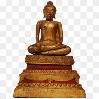 Buddha On Removable Lotus Throne - Gautama Buddha, HD Png Download