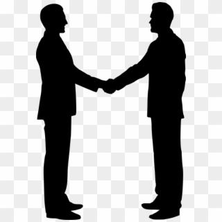 Silhouette, Team Building, Shaking Hands, Handshake - Business People Shaking Hands Clip Art, HD Png Download