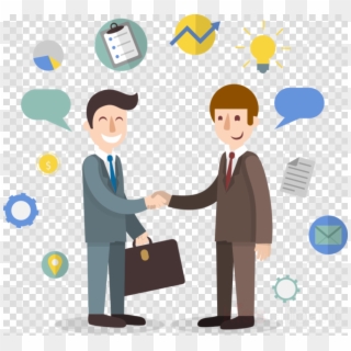 Cartoon Handshake Clipart Handshake Businessperson - Etica De Los Negocios Png, Transparent Png