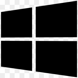 Windows Logo 2012-black - Windows Svg, HD Png Download