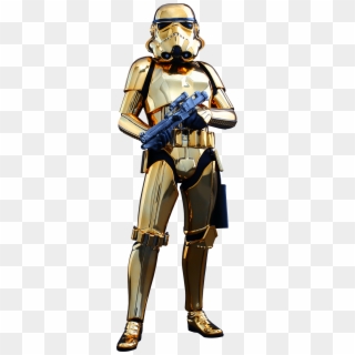Hot Toys Stormtrooper Gold Chrome Version Sixth Scale, HD Png Download