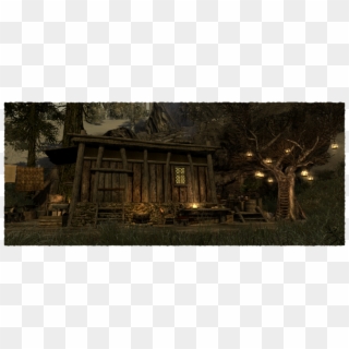 Best House In Skyrim Transparent Background - Cottage, HD Png Download