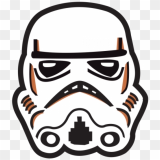 Stormtrooper Clipart Black And White, HD Png Download
