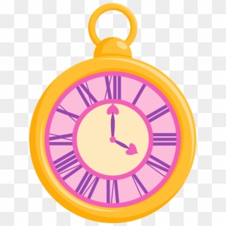 Vector Library Clock Alice In Free On Dumielauxepices - Alice In Wonderland Clock Png, Transparent Png