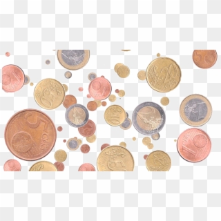 Falling Coins Png Hd - Euro Coins Falling Png, Transparent Png
