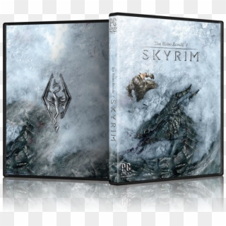 Skyrim Cover Art - Skyrim Cave Wallpaper 1080p, HD Png Download