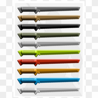Tiny Toy Weapons Are Made Of Solid Abs Plastic, Designed - Sword, HD Png Download